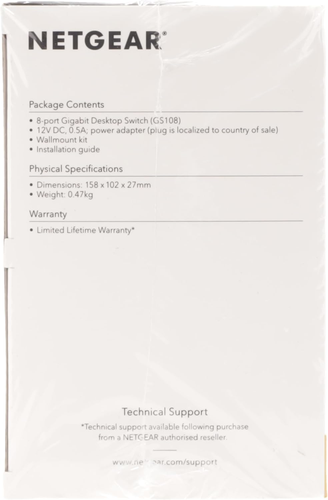 ProSafe GS108 Ethernet Switch - Picture 4 of 12