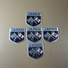 5x Small New Japan Flag Metal Sticker Emblem Badge Decal Racing Wagon 3d Vehicle 5x Small New Japan Flag Metal Sticker Emblem Badge Decal Racing Wagon 3d Vehicle