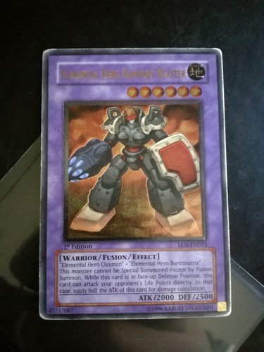 Yugioh Rampart Blaster 1st Ultimate rare very rare free tracked shipping!!! - Picture 1 of 4