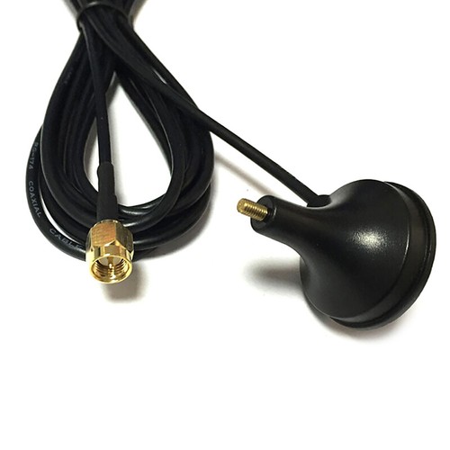 SMA gsm gprs 315mhz small suction cup antenna cable 1.5m 3dbi magnetic base _qe - Afbeelding 4 van 8