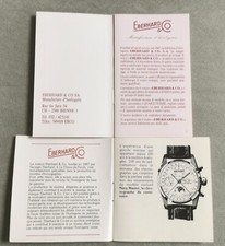 Eberhard & Co. kit warranty and booklet For Navymaster 31111/32112/30030 chrono 