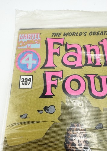 Fantastic Four #394 versiegelte Polybeutel mit Acetatdruck (1994 Marvel Comics) - Bild 2 von 4