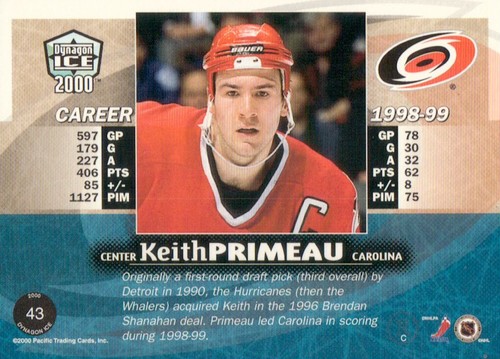 1999-00 Pacific Dynagon Ice - Hockey Set - You Pick! - Picture 44 of 244