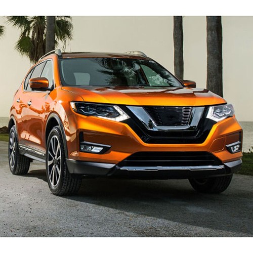 Gloss Black FOR 2017 2018-2019 2020 Nissan Rogue Front Grille Trim Molding Outer - Bild 3 von 7