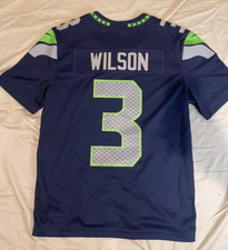 NEW Seattle Seahawks Jersey Mens XL Nike VAPOR Blue #3 Russell Wilson AUTHENTIC