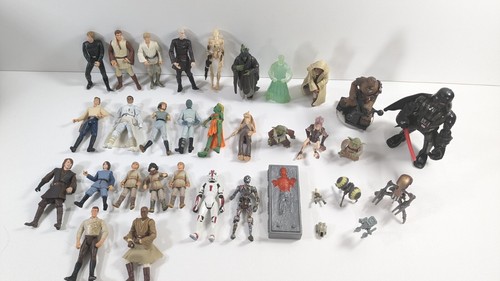 Star Wars action Figures And Accessories Lot Of 34 collectable - Picture 11 of 19
