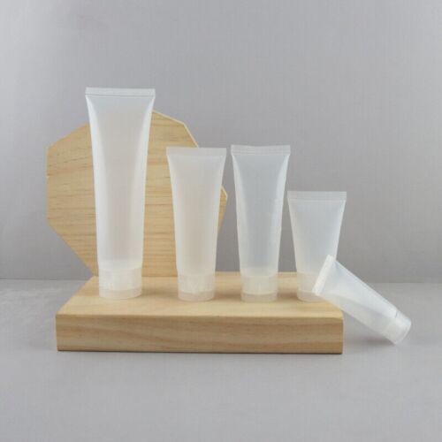 5-50ml Refillable Plastic Soft Tubes Squeeze Make Up Shampoo Bottles Samples AU - Picture 2 of 5