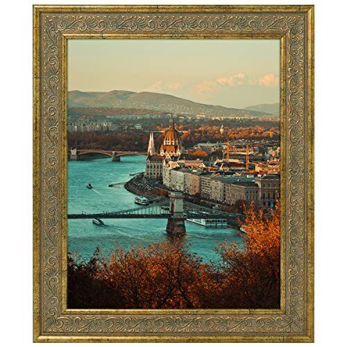 8x10 11x14 Ornate Finish Photo Frame for Prints Art Picture Real Glass - Picture 1 of 12