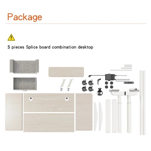 Height Adjustable Standing Desk-55'' Laminate for Gaming Computer Home Office - Picture 19 of 19