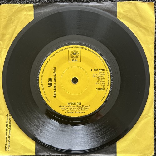 ABBA, Bjorn, Benny, Anna & Frida – Waterloo 7'' Vinyl 1974 TESTED EX VIDEO CLIP - Picture 6 of 6