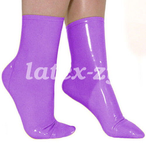 Modische Latexsocken schöne kurze Socken 0,4 mm Gummi Größe S-XXL - Bild 6 von 8
