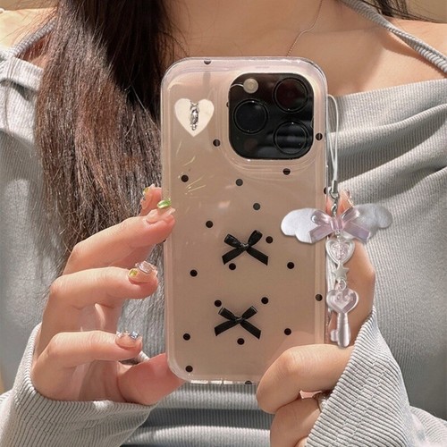 Portable Bowknot Phone Lanyard Angel Wing Pendant Phone Straps Chain Ornament - Zdjęcie 4 z 8