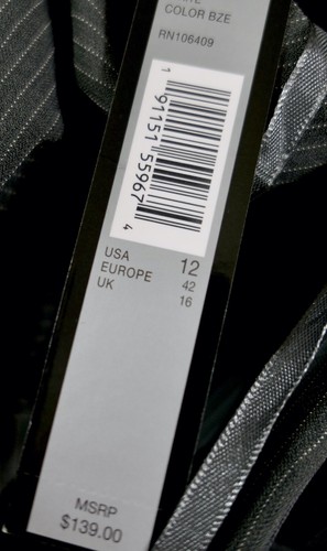 Nwt Tahari Charcoal Pinstirped Mod Wide Leg Jumpsuit L 12 - Picture 7 of 7