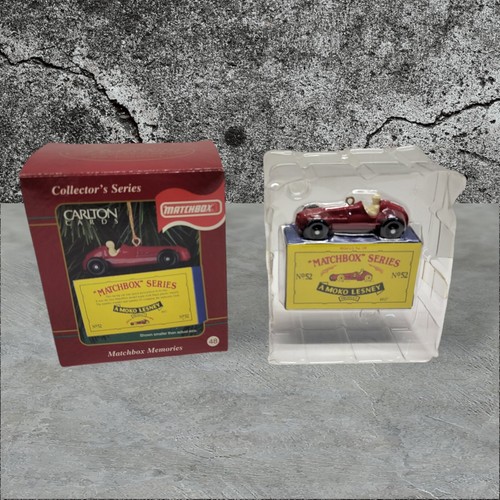 Carlton Karten Erbstück Matchbox Memories Auto Weihnachtsschmuck #48