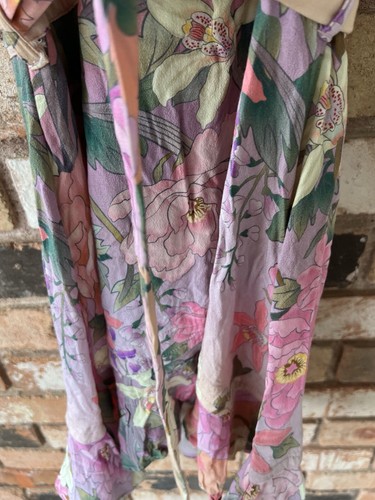 SPELL & The Gypsy Women’s Size XS Mini Floral Dress With Belt Faux Wrap Pink - Picture 4 of 11