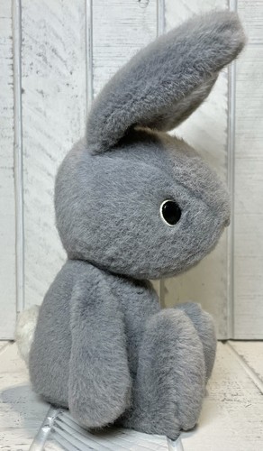 Jellycat London Fuzzle Bunny Small Gray Plush Rabbit Stuffed Animal Retired HTF - Picture 6 of 7