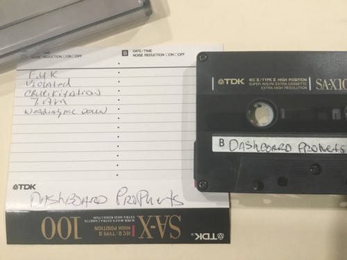 Dashboard Prophets demo 1990s cassette tape private press LA Rock rare Chris Dye - Picture 2 of 3