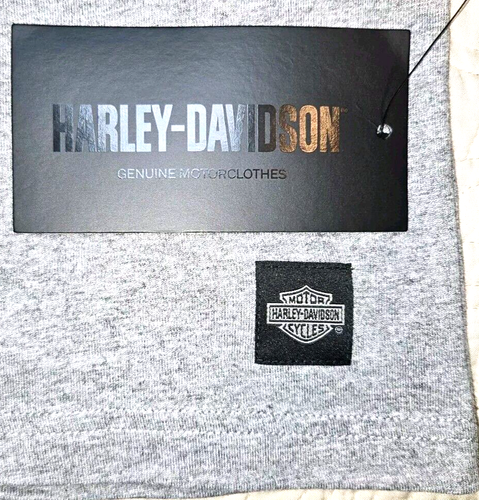 NEW HARLEY-DAVIDSON, MENS SIZE 2XL, BAR&SHIELD LONG-SLEEVE GREY SHIRT-MSRP$55.00 - Picture 15 of 23