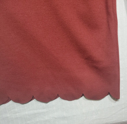 Zenana Outfitters L Soft Wide Leg Maroon Crop Pants High Rise - Picture 2 of 9