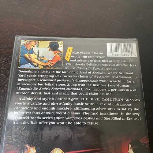 The Devil Came From Akasava DVD 1970 Jess Franco Film Soledad Miranda BRAND NEW - Picture 5 of 6