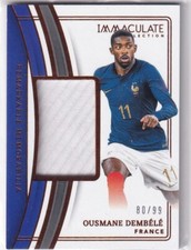 Panini Immaculate 2023-24 FIFA No. RM-OD Ousmane Dembele Patch 80/99