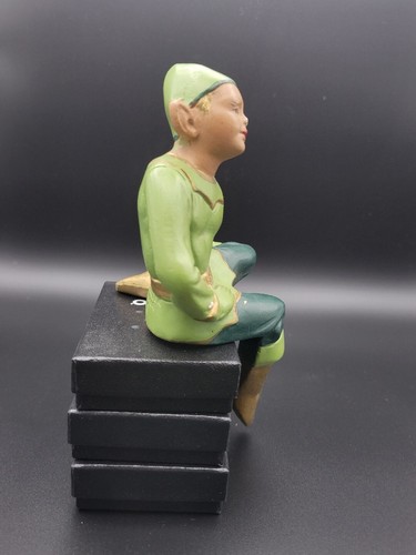 Vintage ABCO Alexander Backer Green Elf - Chalkware Shelf Sitter - Picture 2 of 10