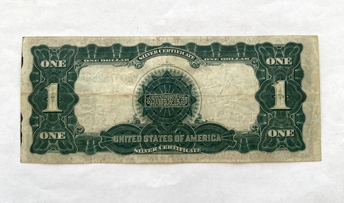 1899 $1 Silver Certificate – Black Eagle Speelman White Fr-236 - Picture 2 of 2
