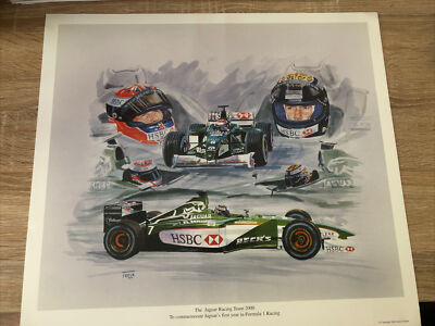 The Jaguar Racing Team 2000 - Limited Edition Print by Simon Taylor MGMA 