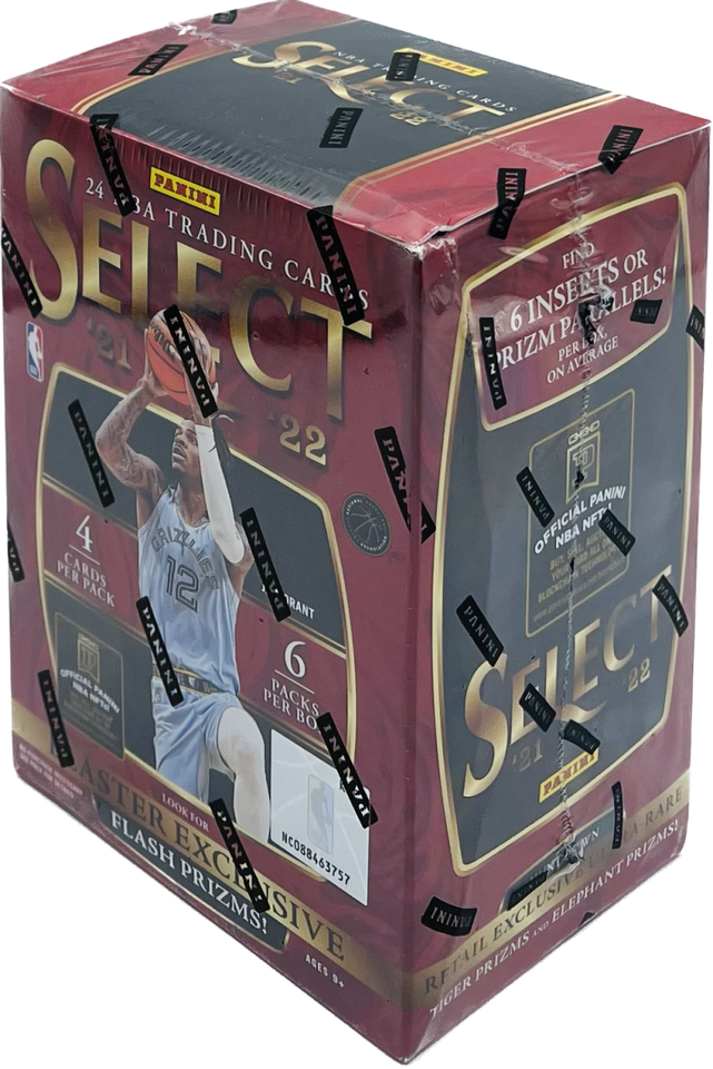 Panini 202122 "Select" Blaster Exclusive Basketball Trading Card Box