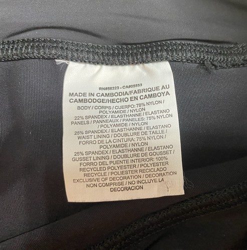 Nike Dri-Fit Running Black Dk Grey Colorblock Athletic Pants Womens M Drawstring - Picture 10 of 13