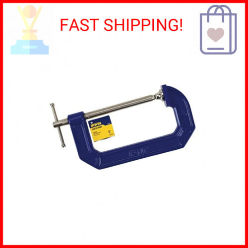 IRWIN QUICK-GRIP C-Clamp, 6", 225106, Blue - Picture 2 of 2