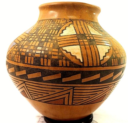 Casas Grande Mata Ortiz Multicolor Traditional Design Pottery Bowl by Jesus TIna - Picture 3 of 6