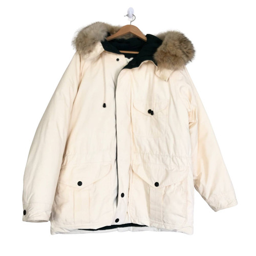Nautica Coyote Fur Trimmed Duck Down Parka Size La
