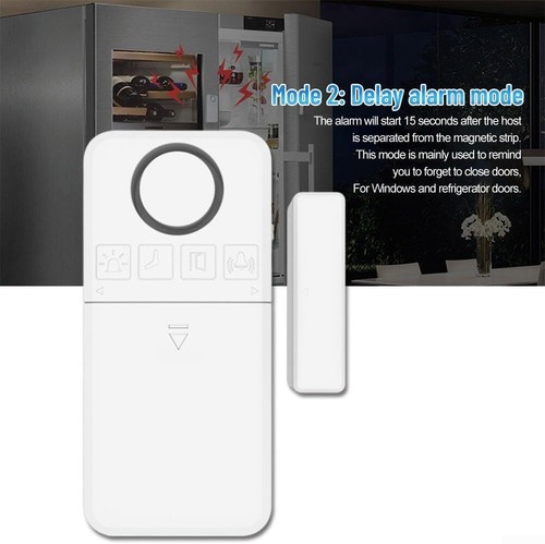 Fensteralarm Türalarm mit Funktionsanzeige 130dB Tür/Fenstersensor Vier Alarm - Bild 14 von 15