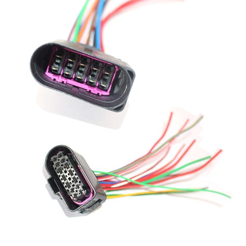 HID Headlight 10 to 14 Pin Connector Adapter Plug Fit for AUDI A8 VW Golf 6 MK6 - Picture 7 of 7