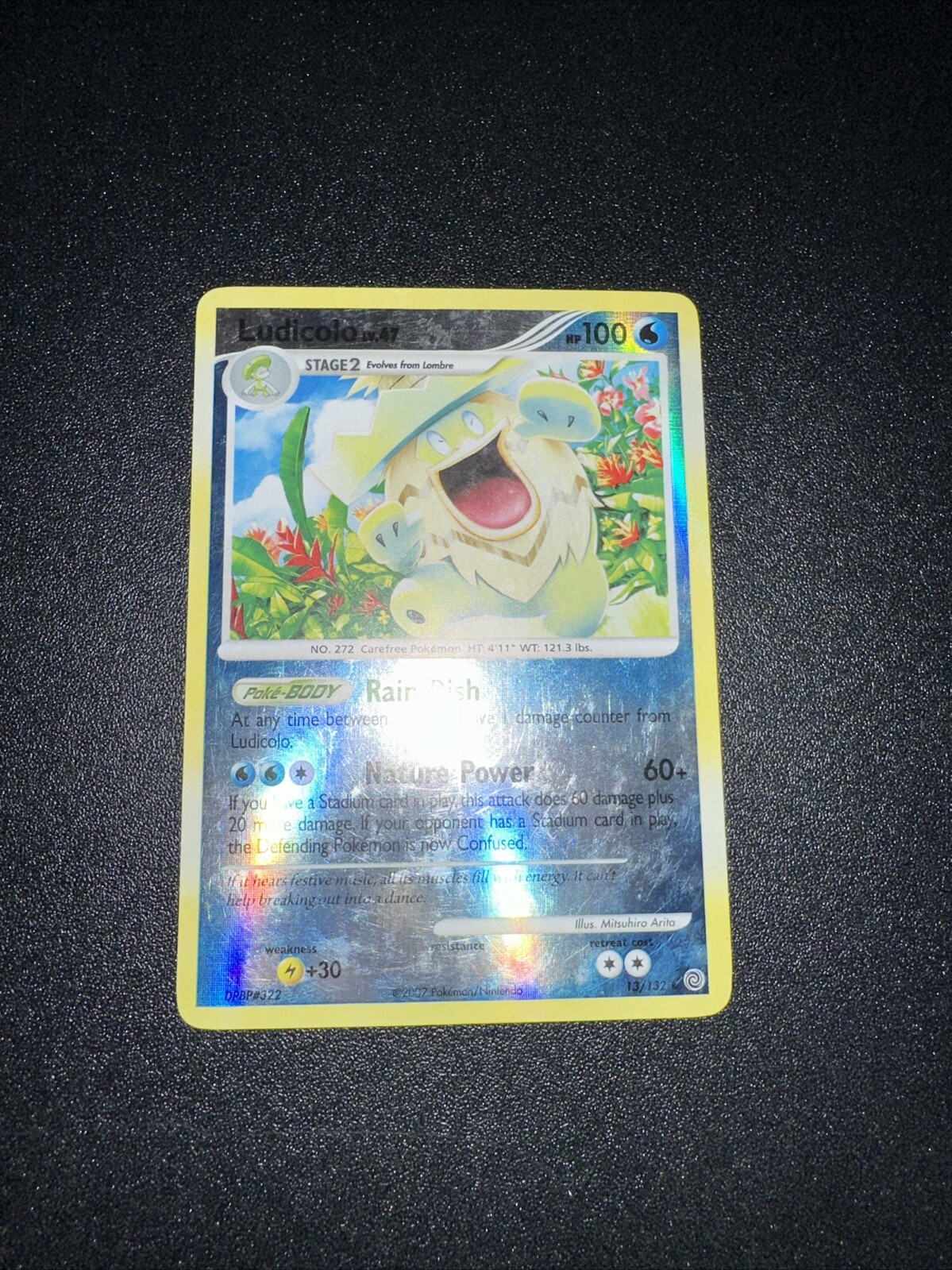 Pokémon TCG Ludicolo 13/132 Secret Wonders Reverse Holo Rare LP