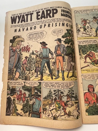 Wyatt Earp #8 Atlas Comics Western 1957 Silver Age Lower Grade - Picture 6 of 15
