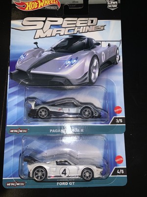 Hot Wheels Car Culture Speed Machines Series Ford GT & Pagani Zonda R Set Of 2