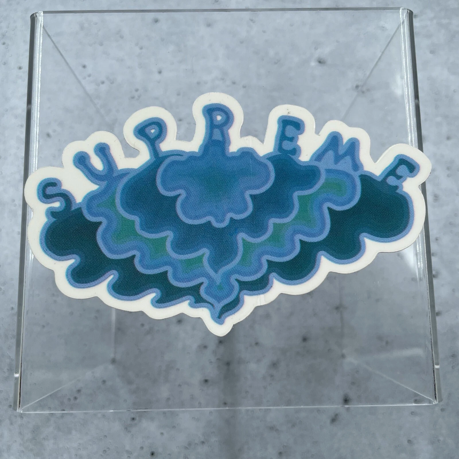 Autocollant décalcomanie nuage bleu suprême 100% accessoires authentiques