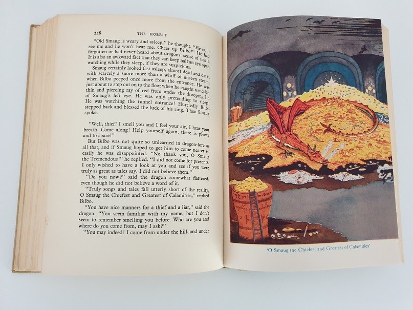 The Hobbit, 1938, 1st US edition, 1st state, J R R Tolkien, original dust jacket - Picture 17 of 21