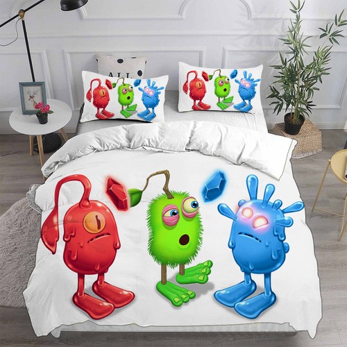 My Singing Monsters Wubbox 3D Duvet Cover Furcorn Bedding Set Pillowcase Quilt - Afbeelding 5 van 28