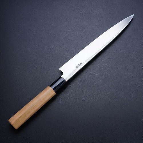 "HONMAMON" Sashimi Knife, Aogami Steel No.2, 210mm - Picture 2 of 5