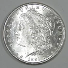 1891-S Morgan Dollar BRILLIANT UNCIRCULATED Silver Dollar