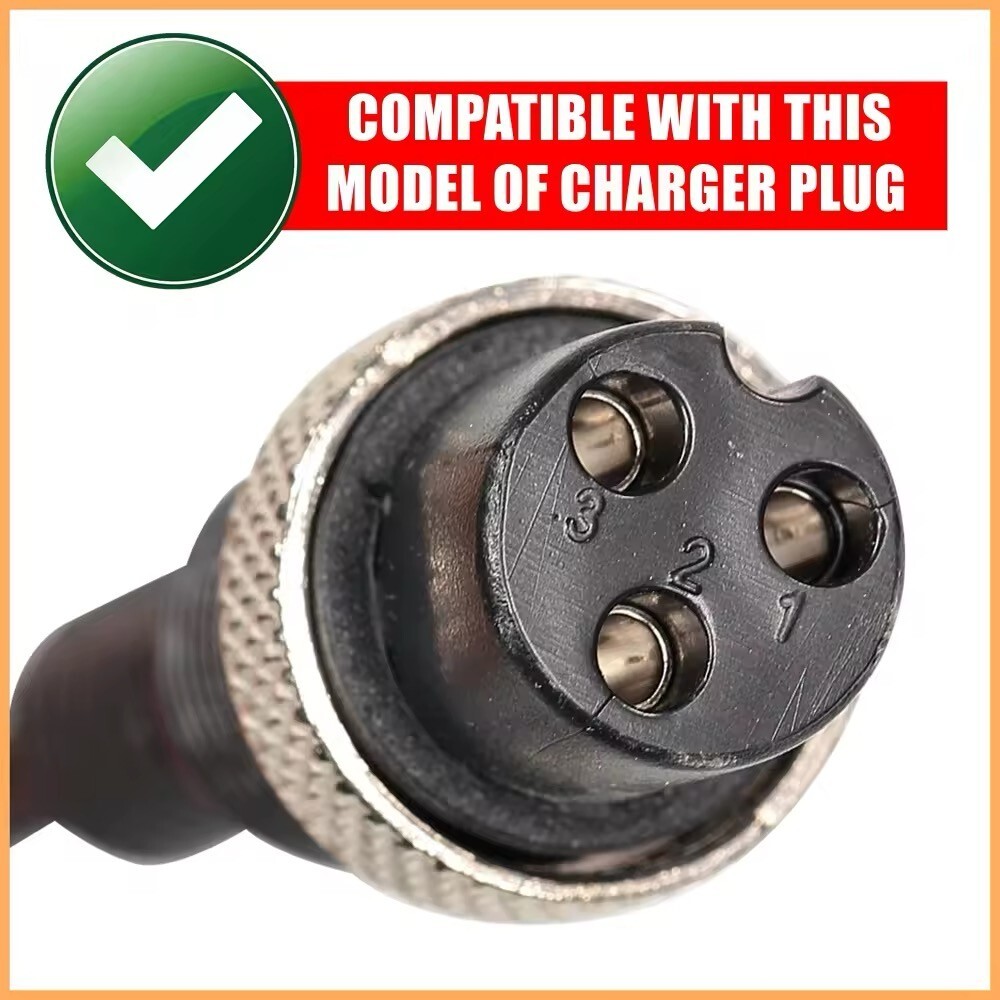 Charging Socket GX16 3-Pin for INOKIM OXO OX 60V Charge Plug Electric Scooter