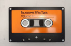 Large orange retro cassette tape 3D wall art / retro 80s wall art