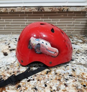 lightning mcqueen bike helmet