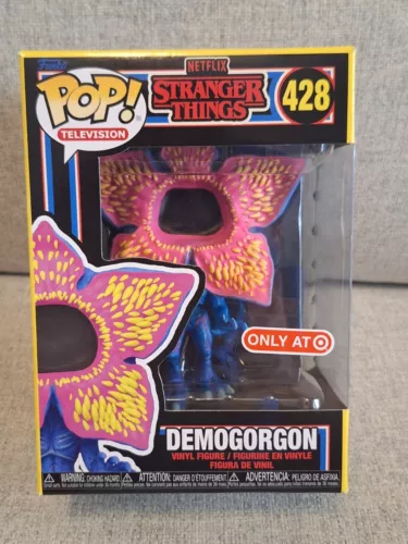 Funko POP Netflix Stranger Things Demogorgon Target Exclusive #428 Black Light