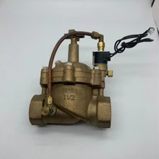Superior Globe Valve 05/19H Brass Sprinkler Irrigation Valve w/ Flow Control 1.5