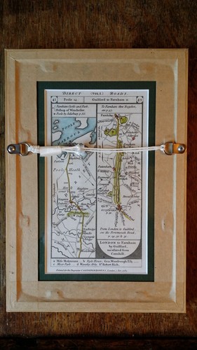 1785 ANTIQUE PATERSON ROAD ROUTE MAP - WINCHESTER SOUTHAMPTON POOLE GUILDFORD - Picture 5 of 8