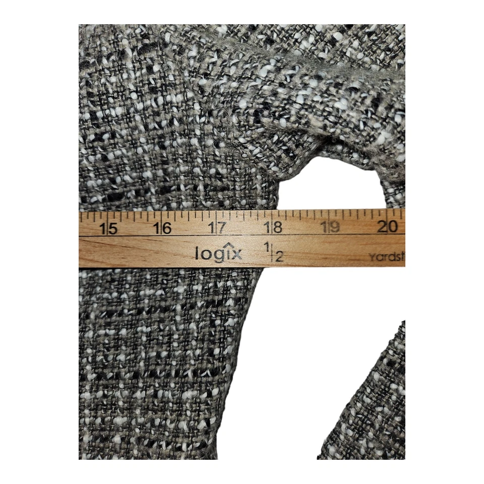 Blazer Apostrophe 3 botones para mujer talla 8 gris ropa de trabajo de negocios preppy Foto 3 de 4